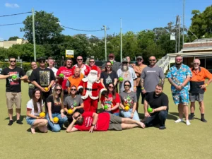 Barefoot Bowls party group booking in Camden.