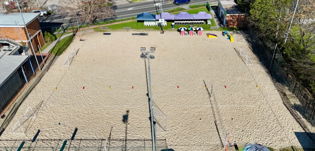 Sand area for Beach Sports casual hire
